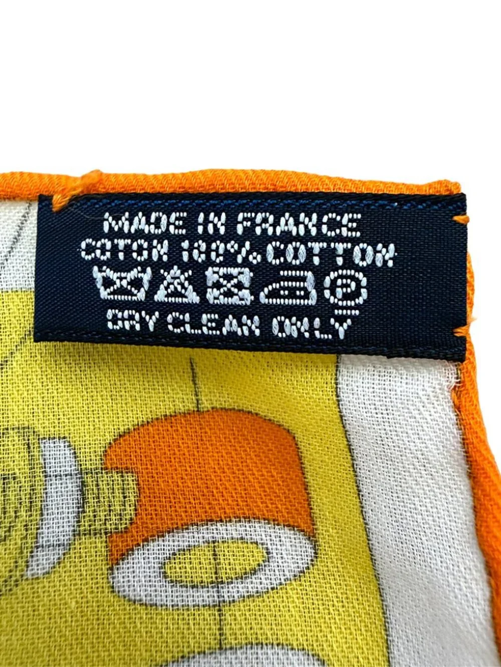 Hermès Step into the Frame 100% Cotton Scarf 2019 Men's Collection